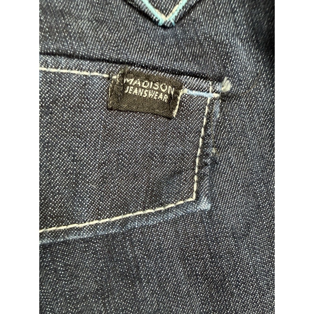 Z Cavaricci Wide Leg Jeans Womens Dark Wash Y2K Vintage Size 30 - Picture 7 of 9